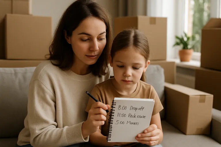 De verhuisdag: structuur en rust