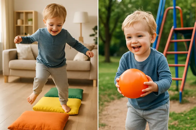 Beweegpret voor peuters met sport en spel, van huiskamer tot speeltuin