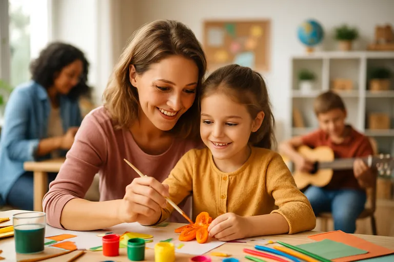 De magie van samen ontdekken: ervaringen uit creatieve ouder-kind workshops