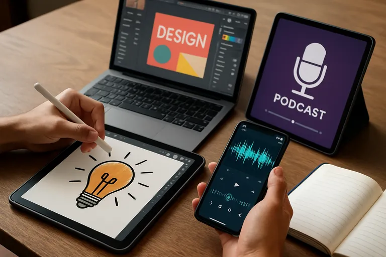 Laat je verbeelding spreken met apps die ideeën omzetten in beeld, geluid en design