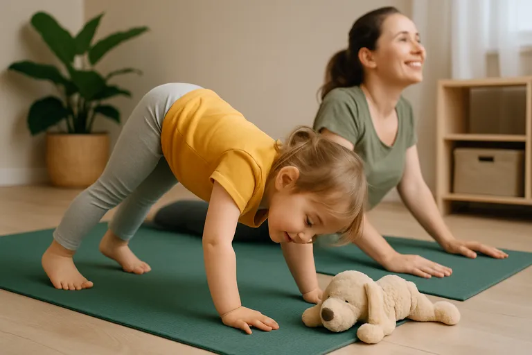 Rust en plezier op de mat met yoga voor peuters