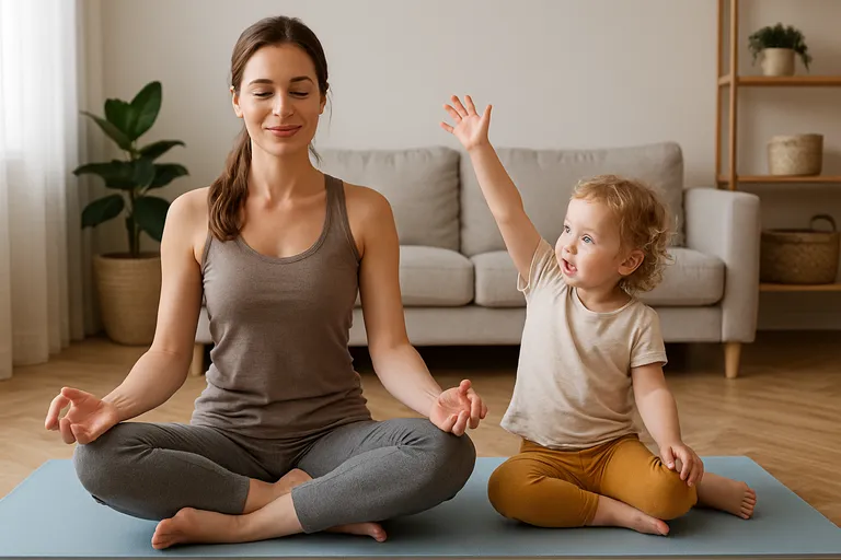 Thuis aan de slag: yoga met peuters in 3 stappen
