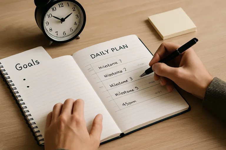 Van doelen naar een haalbare planning